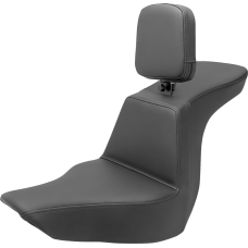 Saddlemen Tour Step-Up Seat - Rider Backrest - Plain - FLSB/FXLR '18-'23 - 0802-1526  818-29-194BR