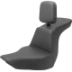 Saddlemen Tour Step-Up Seat - Rider Backrest - Plain - FLSB/FXLR '18-'23 - 0802-1526  818-29-194BR