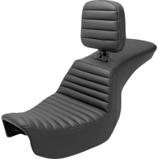 Saddlemen Tour Step-Up Seat - Rider Backrest - Tuck-n-Roll - Dyna '06-'17 - 0803-0697  806-04-191BR