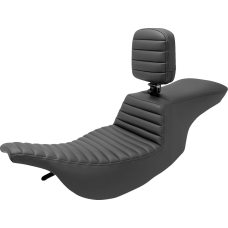 Saddlemen Tour Step-Up Seat - Rider Backrest - Tuck-n-Roll - FL '97-'07 - 0801-1467  897-07-191BR