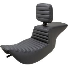 Saddlemen Tour Step-Up Seat - Rider Backrest - Tuck-n-Roll - FLHR/FLHX '97-'07 - 0801-1471  897-06-191BR
