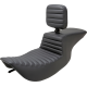Saddlemen Tour Step-Up Seat - Rider Backrest - Tuck-n-Roll - FLHR/FLHX '97-'07 - 0801-1471  897-06-191BR