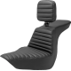 Saddlemen Tour Step-Up Seat - Rider Backrest - Tuck-n-Roll - FLSB/FXLR '18-'23 - 0802-1524  818-29-191BR