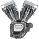 S&S Cycle T124 Long Block Engine- Stone Gray - Touring - 0901-0260  310-0511A S&S Cycle T124 Long Block Engine- Stone Gray - Touring - 0901-0260  310-0511A