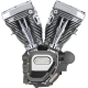S&S Cycle T124 Long Block Engine - Stone Gray - Touring - 0901-0261  310-0512A S&S Cycle T124 Long Block Engine - Stone Gray - Touring - 0901-0261  310-0512A