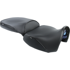 Sargent Two-Piece Seat - Black - CarbonFX - Pan America - 0810-2423  SHD-1920-19