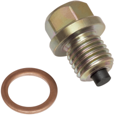 Show Chrome Magnetic Oil Drain Plug - Honda/Kawasaki/Victory - 0712-0553  5-302