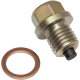 Show Chrome Magnetic Oil Drain Plug - Honda/Kawasaki/Victory - 0712-0553  5-302