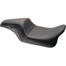 Slyfox Drifter Seat - Black Logo - Smooth Vinyl - Carbon Fiber - FL '08-'23 - 0801-1614  0801-1614