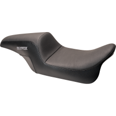 Slyfox Drifter Seat - Gray Logo - Smooth Vinyl - Carbon Fiber - FL '08-'23 - 0801-1615  0801-1615