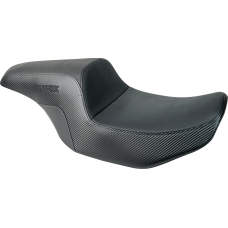 Slyfox Drifter Tour Seat - Vinyl w/ Slipstop - Black Logo - FL '23-'24 - 0801-1839  4685A-Slyfox