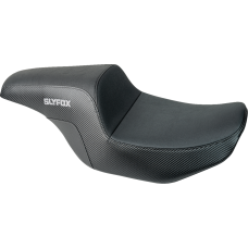 Slyfox Drifter Tour Seat - Vinyl w/ Slipstop - Gray Logo - FL '23-'24 - 0801-1840  4685B-Slyfox