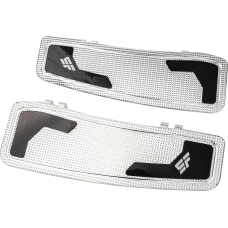 Slyfox Driver Floorboards - Black Polished - Touring - 1621-1153  SF-905-00-2