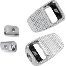 Slyfox Footpegs - Silver Polished - Rear - 1620-2534  SF-904-02-2
