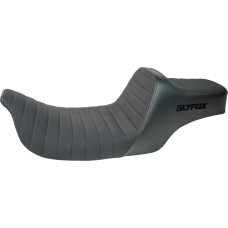 Slyfox Highnoon Seat - Vinyl - Classic Stitch - Black Logo - FL '97-'07 - 0801-1992  4702A-SlyFox