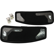 Slyfox Mini Passenger Floorboards - Black Anodized - Touring - 1621-1154  SF-906-00-1