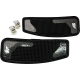 Slyfox Mini Passenger Floorboards - Black Anodized - Touring - 1621-1154  SF-906-00-1