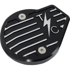 Thrashin Supply Co. Cam Cover - Gen 2 - Finned - Twice Cut - Black - M8 - 0940-2221  TSC-3029-4