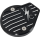 Thrashin Supply Co. Cam Cover - Gen 2 - Finned - Twice Cut - Black - M8 - 0940-2221  TSC-3029-4