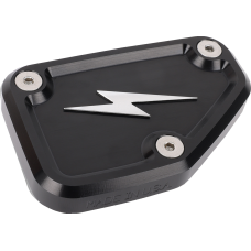 Thrashin Supply Co. Master Cylinder Cover - Brake - Front - Black/Twice-Cut - 0610-2359  TSC-3178-4