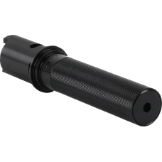 Thrashin Supply Co. Throttle Tube - Knurled - 1" - Gen 2 TBW - Black - 0632-1008  TSC-2806-1