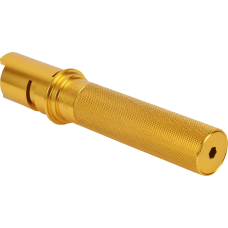Thrashin Supply Co. Throttle Tube - Knurled - 1" - Gen 2 TBW - Gold - 0632-1009  TSC-2806-5