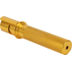 Thrashin Supply Co. Throttle Tube - Knurled - 1" - Gen 2 TBW - Gold - 0632-1009  TSC-2806-5