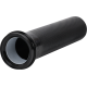 Thrashin Supply Co. Throttle Tube - Knurled - 1" - TBW - Black - 0632-0983  TSC-2704-1