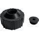 Tuff Jug Standard Replacement Cap/Plug - Tuff Jug Container - Black - 3850-0673  STD - BLK