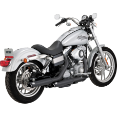 Vance & Hines 3" Twin Slash Slip-On Muffler - Black - 1801-1787 46838 Vance & Hines 3" Twin Slash Slip-On Muffler - Black - 1801-1787 46838