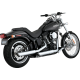 Vance & Hines 3" Twin Slash Slip-On Muffler - Chrome - 1801-1784 16834 Vance & Hines 3" Twin Slash Slip-On Muffler - Chrome - 1801-1784 16834