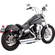 Vance & Hines Big Shots Staggered Exhaust System - Chrome - 1800-2639 17958 Vance & Hines Big Shots Staggered Exhaust System - Chrome - 1800-2639 17958