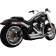 Vance & Hines Shortshots Staggered Exhaust System - Chrome - 1800-2730  17335-22 Vance & Hines Shortshots Staggered Exhaust System - Chrome - 1800-2730  17335-22