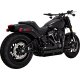 Vance & Hines Shortshots Staggered Exhaust System - Matte Black - 1800-2727  47333-22 Vance & Hines Shortshots Staggered Exhaust System - Matte Black - 1800-2727  47333-22