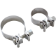 Vance & Hines Slip-On Muffler Clamps - M8 Touring - 1861-1800 23713 Vance & Hines Slip-On Muffler Clamps - M8 Touring - 1861-1800 23713