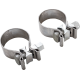 Vance & Hines Slip-On Muffler Clamps - Twin Cam - 1861-1801 23715 Vance & Hines Slip-On Muffler Clamps - Twin Cam - 1861-1801 23715
