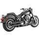 Vance & Hines Twin Slash 3" Slip-On Mufflers - Black - 1801-1783 46844 Vance & Hines Twin Slash 3" Slip-On Mufflers - Black - 1801-1783 46844