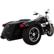 Vance & Hines Twin Slash Slip-On Mufflers - Black - 1801-1838 46796 Vance & Hines Twin Slash Slip-On Mufflers - Black - 1801-1838 46796
