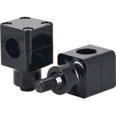 Wild 1 Risers - Stubby - Springer - Gloss Black - 0602-1474  WO533GB