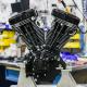 S&S Cycle Black Edition V124 Long Block Engine w/o Induction/Ignition, 640 Cam, and Gloss Black Billet Gear Cover 310-1158