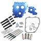 S&S Cycle Chain Drive Cam Chest Kit Without Cam, With Black Pushrod Tubes, and Chain Tensioner, for 2006 Dyna