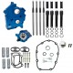 S&S Cycle Chain Drive Cam Chest Kit Without Cam, With Black Pushrod Tubes, and Chain Tensioner, for Water Cooled 2017-up M8 Models 310-1264