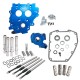 S&S Cycle Chain Drive Cam Chest Kit Without Cam, With Chrome Pushrod Tubes, and Chain Tensioner, for 1999-2006 bt except 2006 Dyna