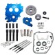 S&S Cycle Gear Drive Cam Chest Kit Without Cam, With Black Pushrod Tubes for 1999-2006 bt except 2006 Dyna