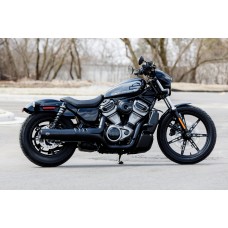 S&S Cycle Grand National Nightster black 4.5" Slip-On muffler for 2022 Nightster 550-1074