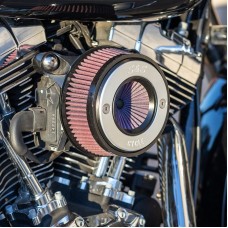 S&S Cycle Stealth Air Stinger Kit with S&S Ring for 2008-'16 Touring, '16-'17 Softail