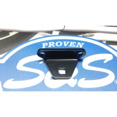 S&amp;S Cycle Bracket,Header Mount,2 into 1,Powdercoated,Black,2007-'16 Touring Models 551-0719