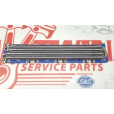 S&S Pushrod, Set, Non-Adjustable, Steel, 1999-up bt 930-0046