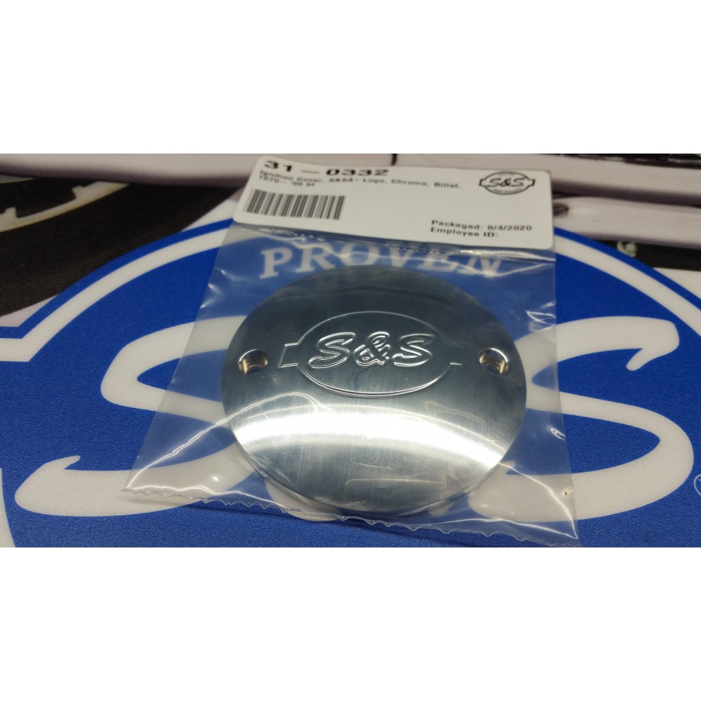 S&S S&S Logo Ignition Cover 31-0332 | Vital V-Twin Cycles