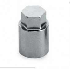 S&S Nut, Cylinder Base, HH, 7/16-20 UNF-2B x .910″, Polished, Stainless Steel, 416 93-3063-S